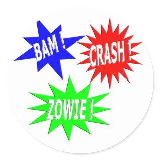 Bam Crash Zowie Sticker