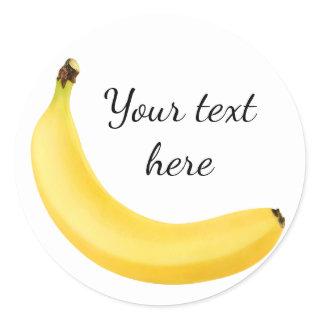 Banana Classic Round Sticker