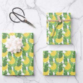 Banana Leaves And Fruit Pattern  Sheets