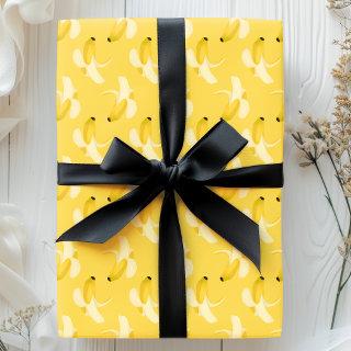 Bananas On Yellow Fruit Pattern