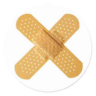 Bandages Classic Round Sticker