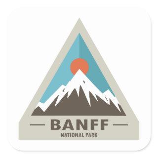 Banff National Park Square Sticker