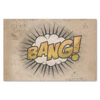 BANG! Vintage Comic Book Steampunk Pop Art Tissue Paper