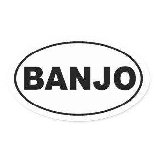 Banjo Bumper Sticker