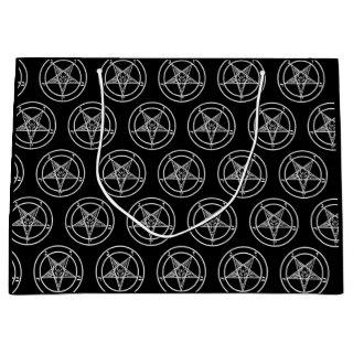 Baphomet Pentagram Satanic Large Gift Bag
