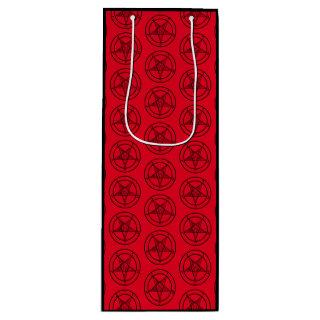 Baphomet Pentagram Satanic Wine Gift Bag