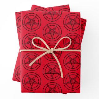 Baphomet Pentagram Satanic   Sheets