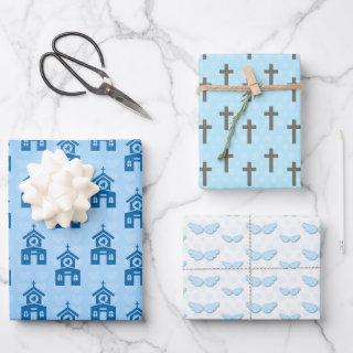 Baptism Church Cross Wings  Sheets