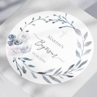 Baptism Classic Round Sticker