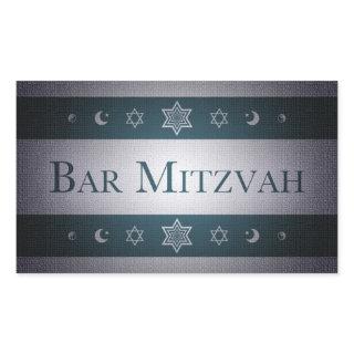 Bar Mitzvah Rectangular Sticker