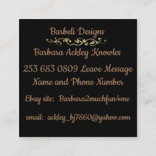 Barbeli Designs Square Business Card