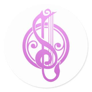 Bard Song Weaver DnD Classic Round Sticker