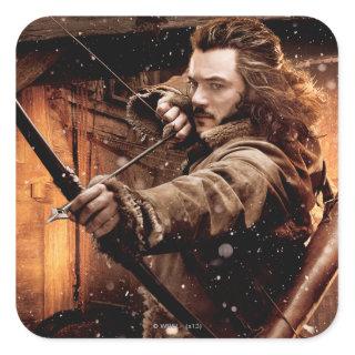 BARD THE BOWMAN™  and Characters Movie Poster Square Sticker