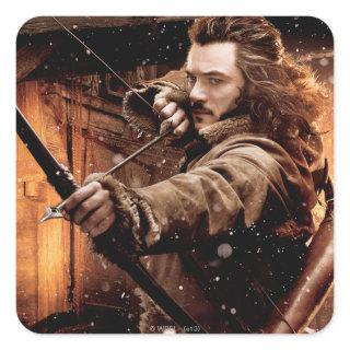 BARD THE BOWMAN™  and Characters Movie Poster Square Sticker