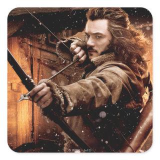 BARD THE BOWMAN™  and Characters Movie Poster Square Sticker