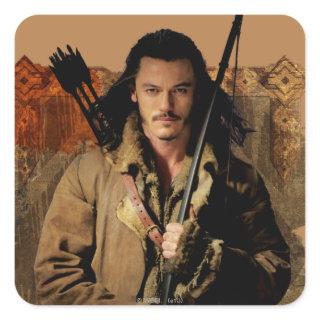 BARD THE BOWMAN™ Framed Graphic Square Sticker