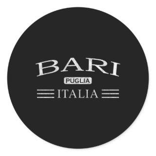 Bari Puglia Italia Bari Apulia Italy Classic Round Sticker