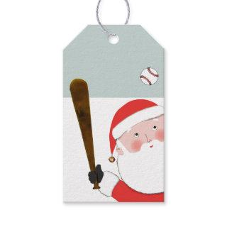 Baseball Christmas Holiday Gift Tags