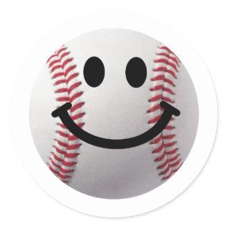 baseball classic round sticker