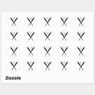 Baseball  classic round sticker