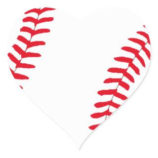 Baseball Gear Heart Sticker