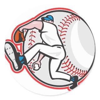 Baseball Pitcher Stickers