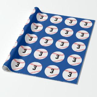 Baseball Player Custom Jersey Number & Team Color