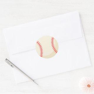 Baseball Stickers Sports Party Envelope Seal