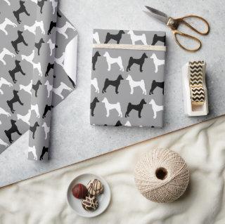 Basenji Dog Silhouettes Pattern
