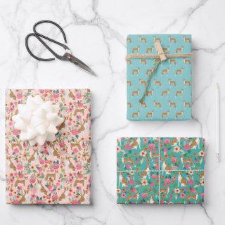 Basenji Dogs Floral  Sheets