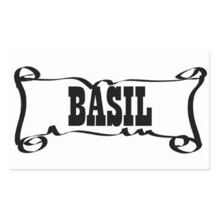 BASIL 'SPICE JAR' STICKER