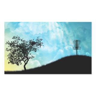 Basket On A Hill #2 Rectangular Sticker