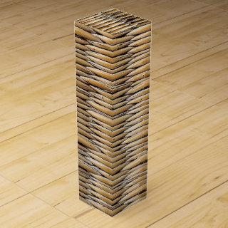 Basket Weave Macro Wine Box