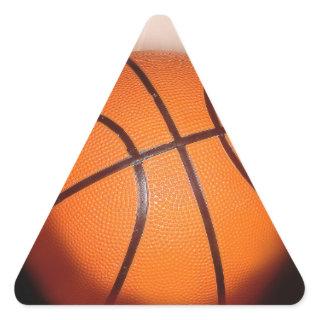 Basketball Artwork Triangle Sticker