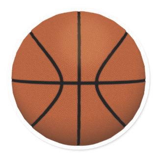 Basketball: Classic Round Sticker