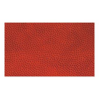 Basketball Close-Up Texture Skin Rectangular Sticker