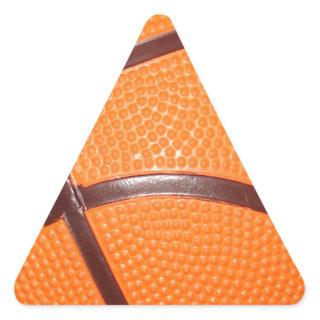 Basketball Close-Up Texture Skin Triangle Sticker