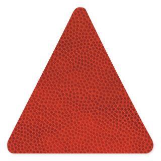 Basketball Close-Up Texture Skin Triangle Sticker