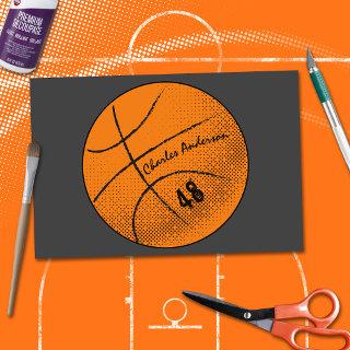 Basketball Monogram | Custom Tissue Paper