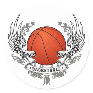 Basketball Wings Sticker