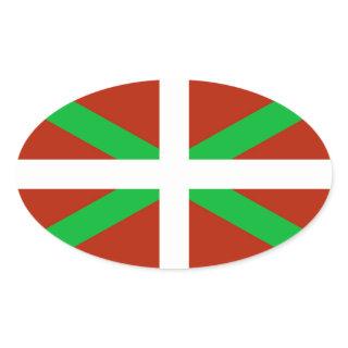 Basque Flag Ikurrina Sticker