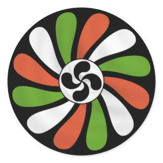 Basque Flower Sticker