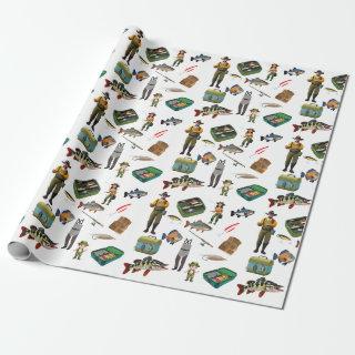 Batch Of Fishing Items Pattern