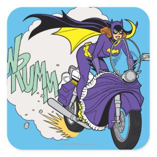Batgirl Cycle Square Sticker