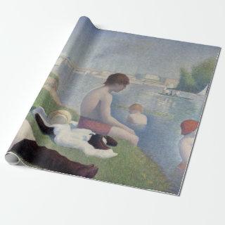 Bathers Georges Seurat Neo Impressionist Painting