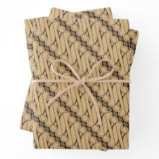 Batik Parang, Indonesian Pattern, Javanese, Ethnic  Sheets