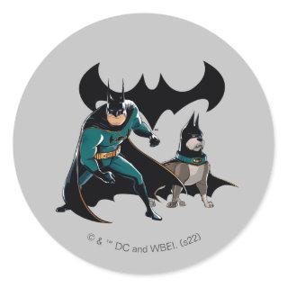 Batman & Ace Classic Round Sticker