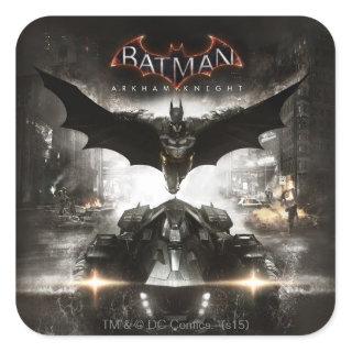 Batman Arkham Knight Key Art Square Sticker
