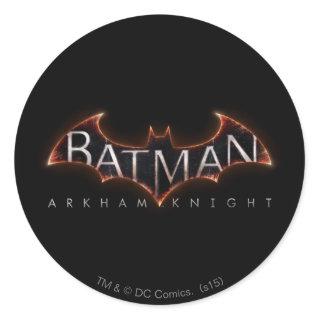 Batman Arkham Knight Logo Classic Round Sticker