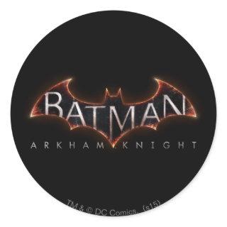 Batman Arkham Knight Logo Classic Round Sticker